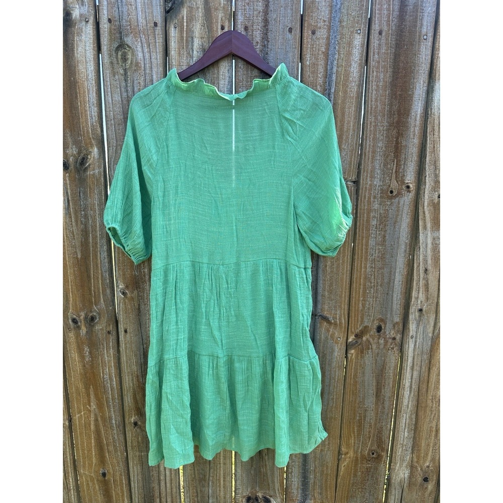 Staccato Green Ruffle‎ Dress Small - Picture 3 of 6